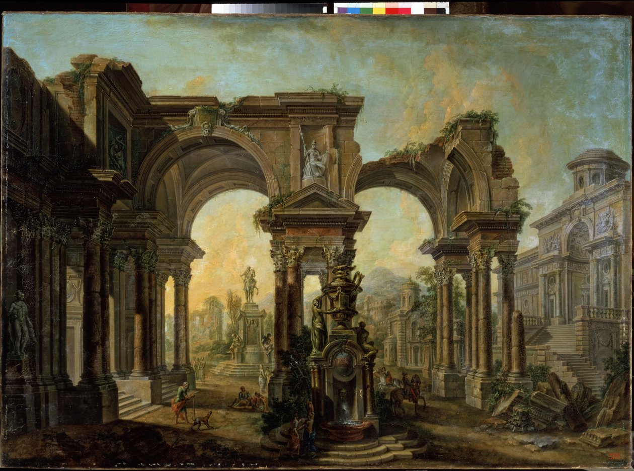 Mimari bir görünüm. Alexei İvanoviç Belsky