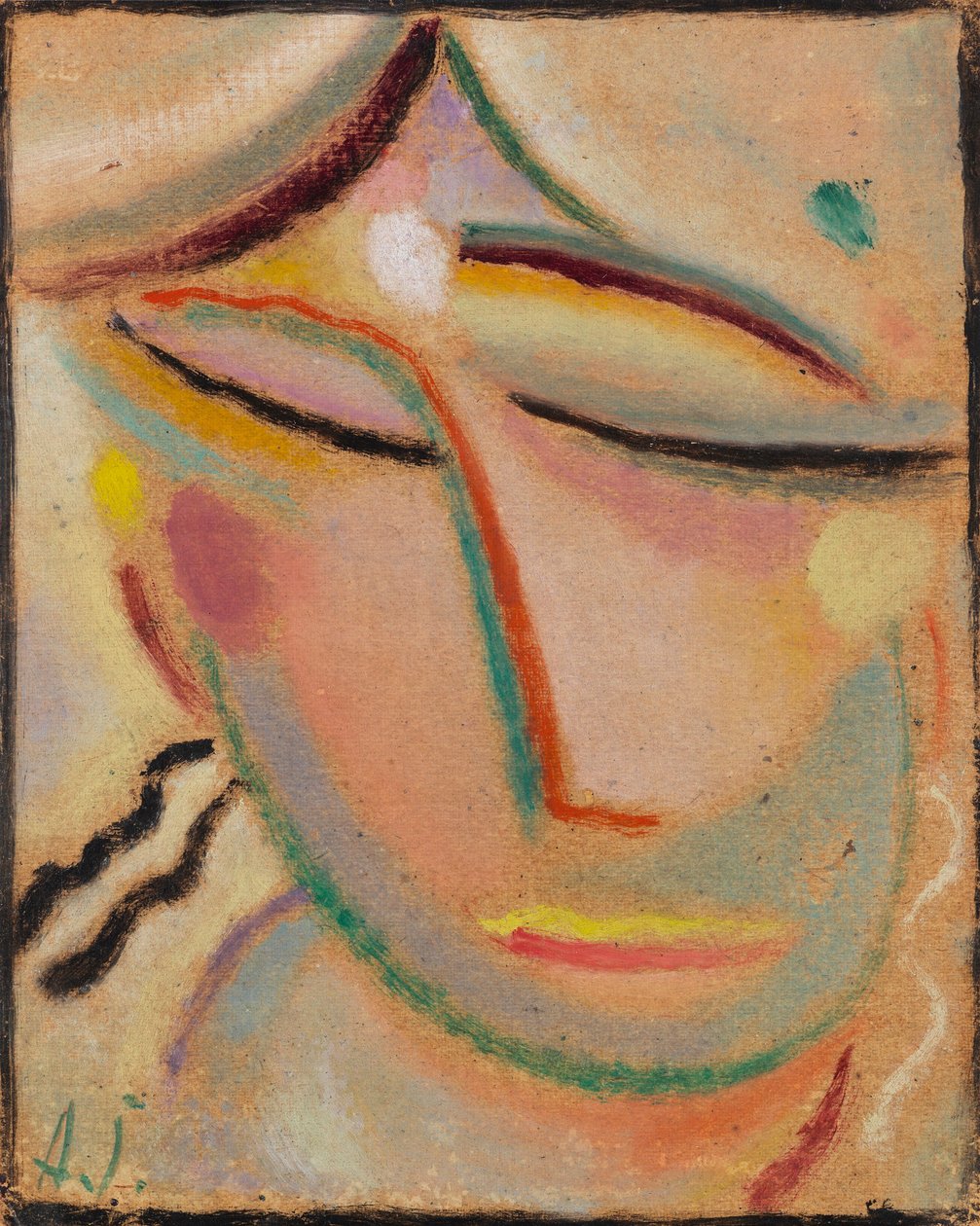 Küçük kafa, c. 1922. by Alexei Javlensky von