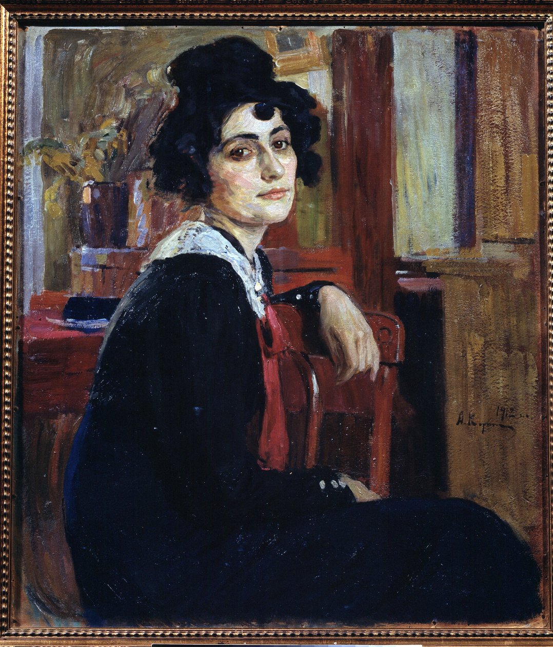 Bir Fransız kadın (Bir Fransız kadın). Alexei Mikhaylovich Korin