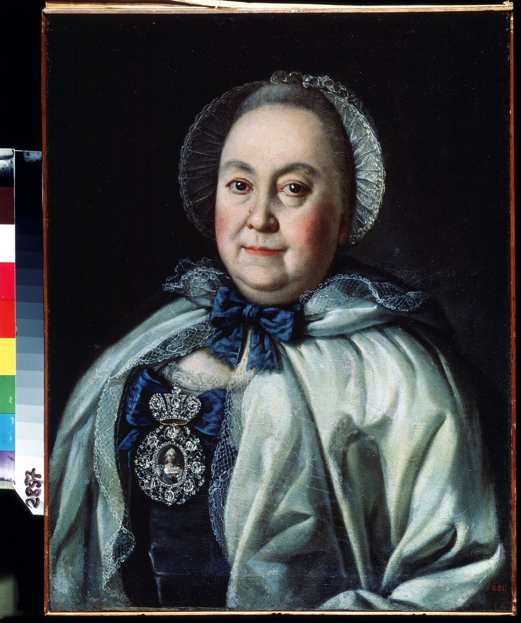 Bekleyen bayanın portresi, kontes Maria A. Rumyantseva (1698-1788) (Bekleyen kontes Maria A. Rumyantseva