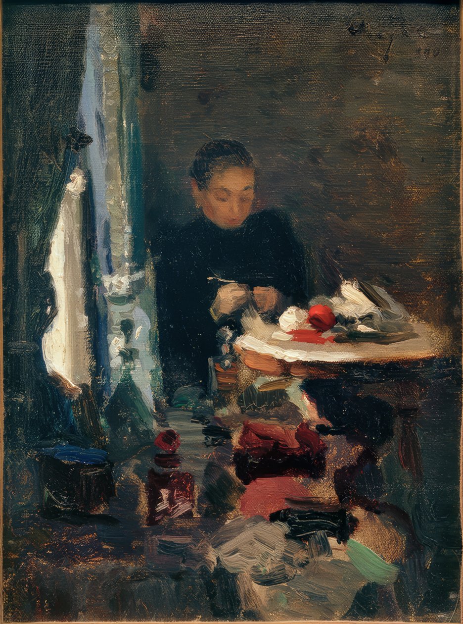 sanatçının annesi by Alexej von Jawlensky