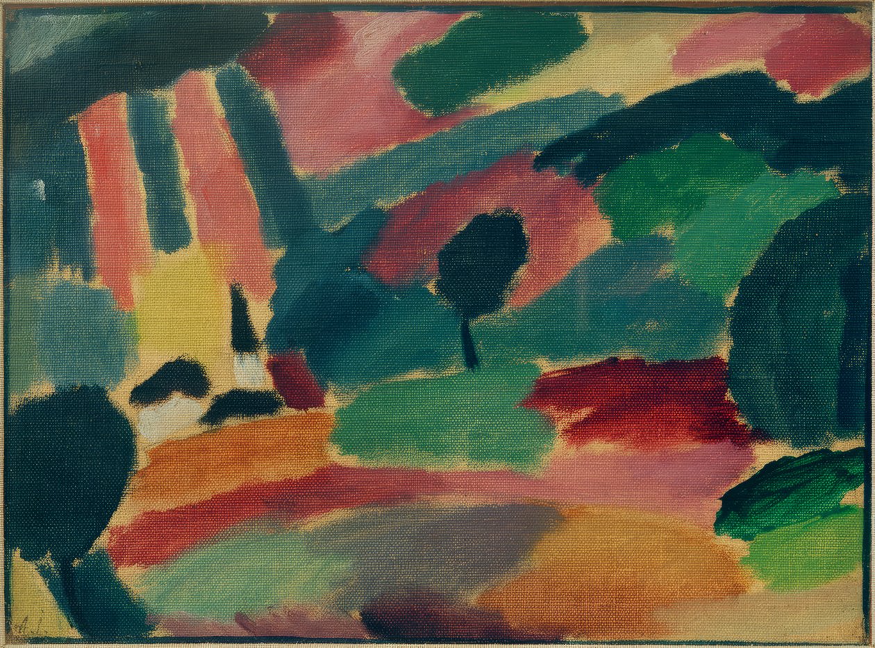 Fırtına manzarası by Alexej von Jawlensky