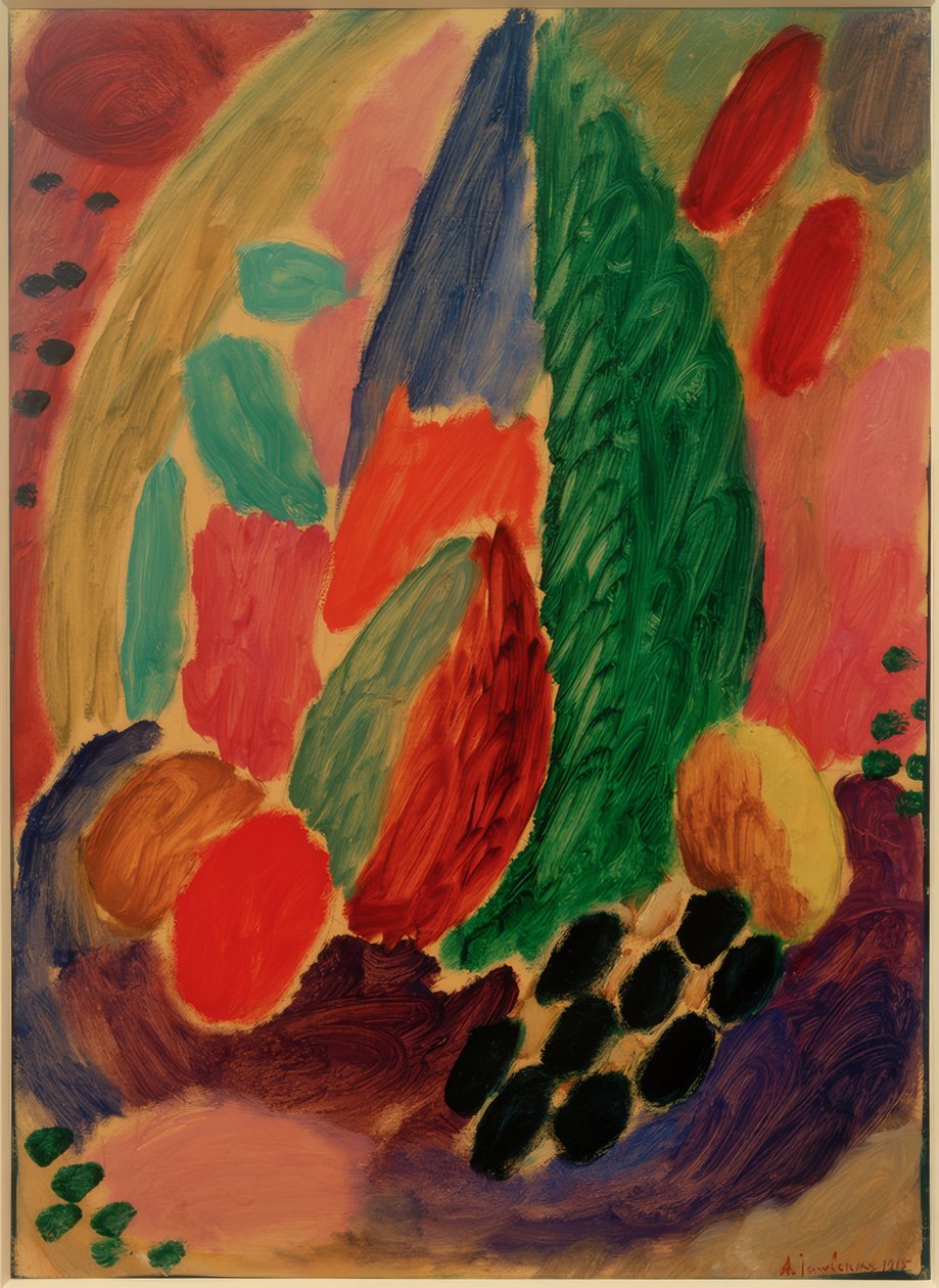 Büyük varyasyon by Alexej von Jawlensky