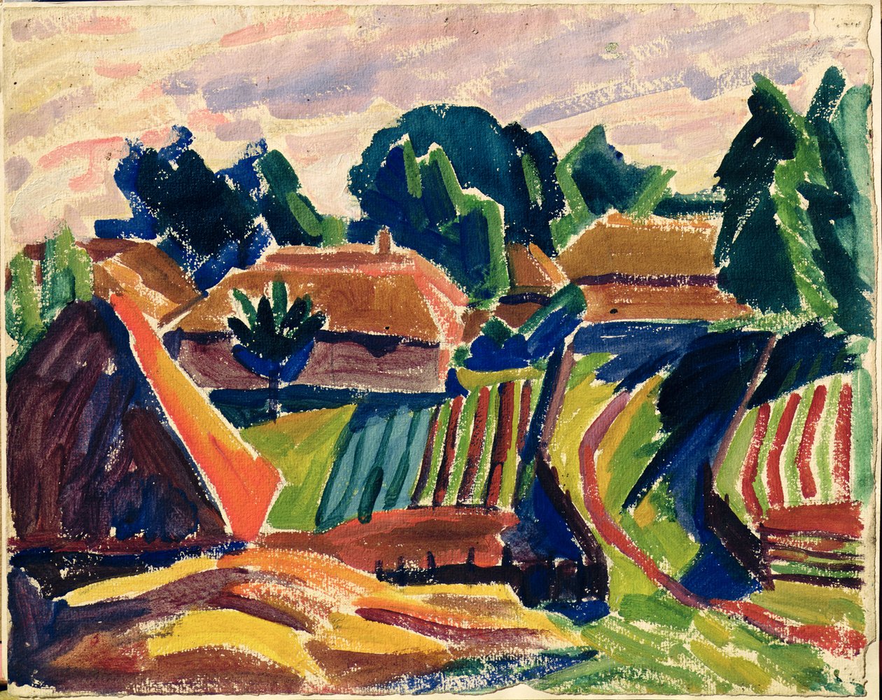 Manzara, 1908-12 by Alexej von Jawlensky