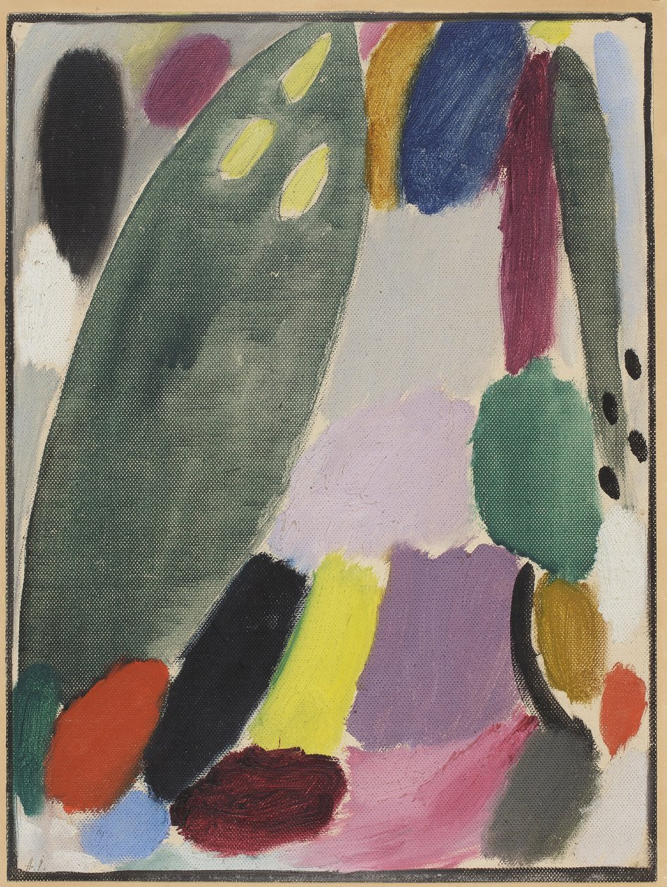Varyasyon: Eğim, 1919 by Alexej von Jawlensky