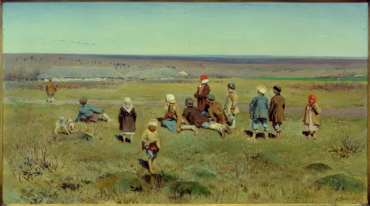 Vinçleri çekin by Alexej Stepanowitsch Stepanow