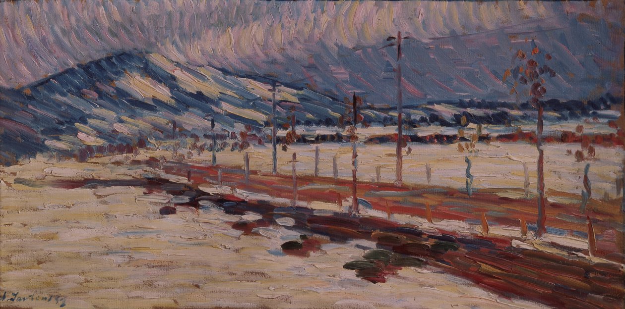bir köprü by Alexej von Jawlensky