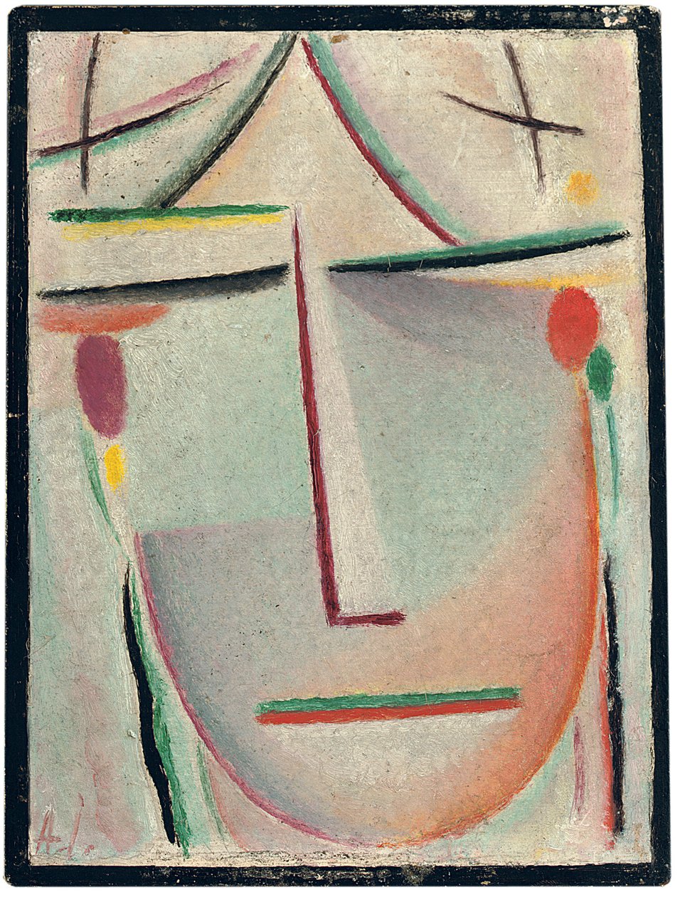 soyut kafa; Soyut Kafa, c.1921 by Alexej von Jawlensky