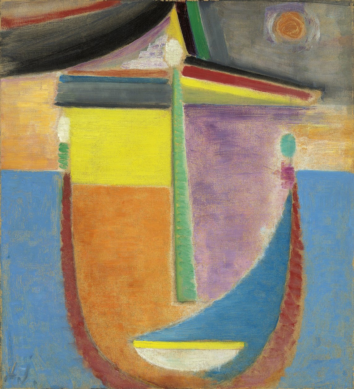 Soyut Kafa: Kompozisyon, 1924 by Alexej von Jawlensky