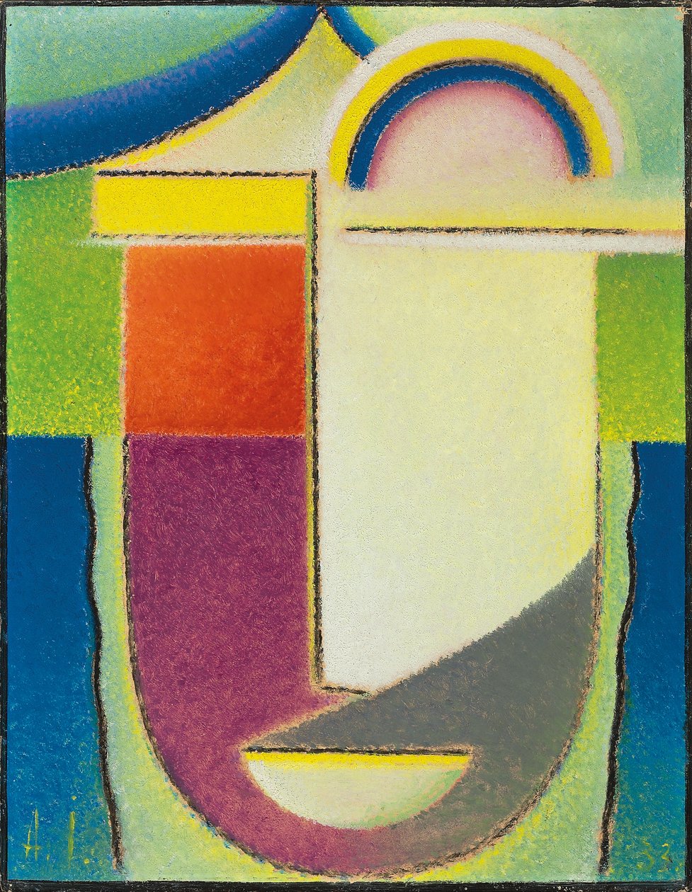 Soyut Kafa: Paskalya, 1933 by Alexej von Jawlensky