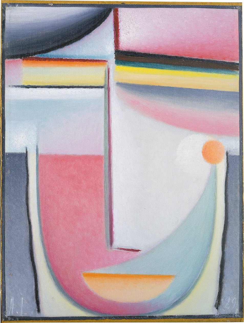 Soyut Başlık: Pembe Senfoni by Alexej von Jawlensky