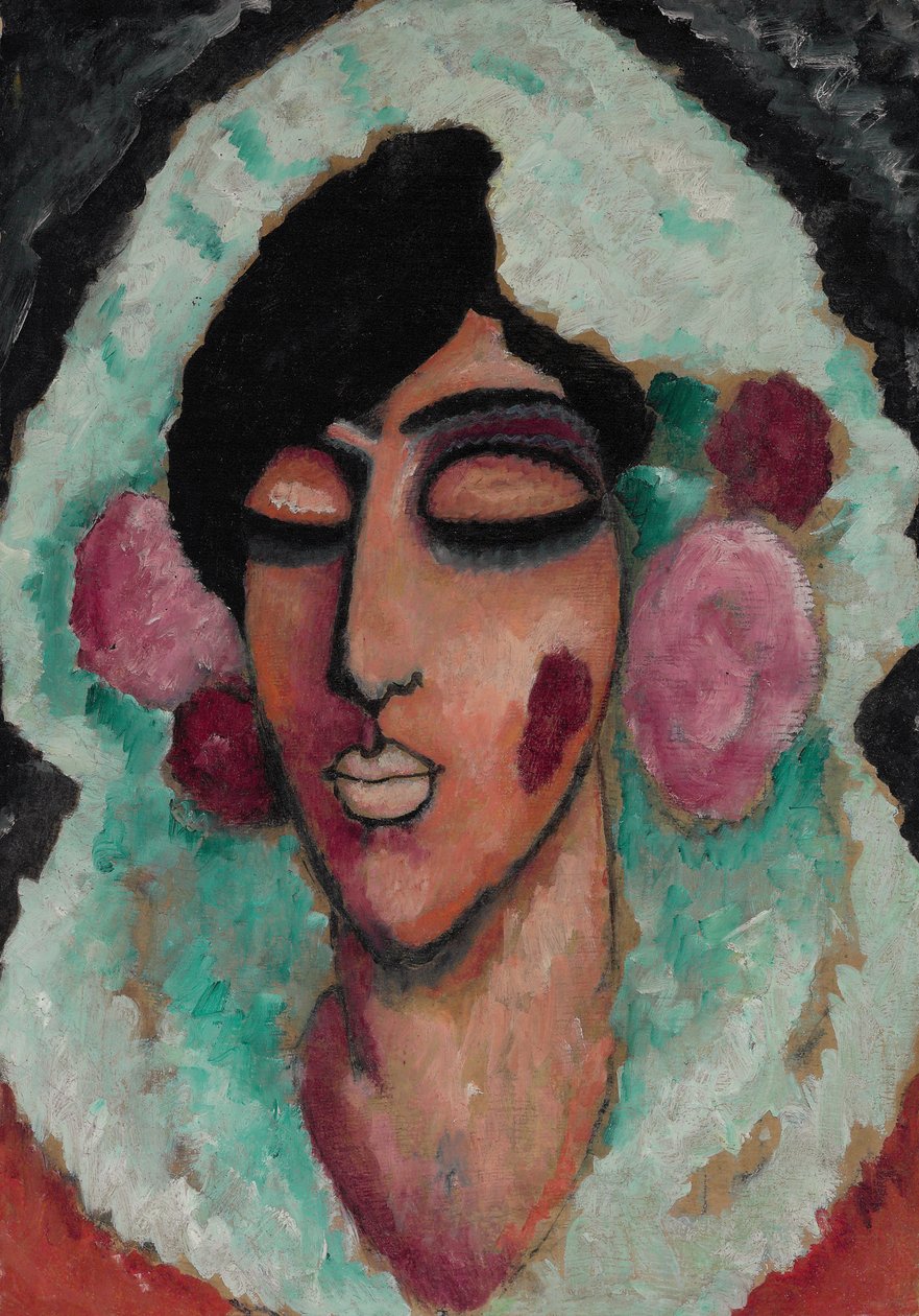Soyut Kafa: Kış Zil by Alexej von Jawlensky