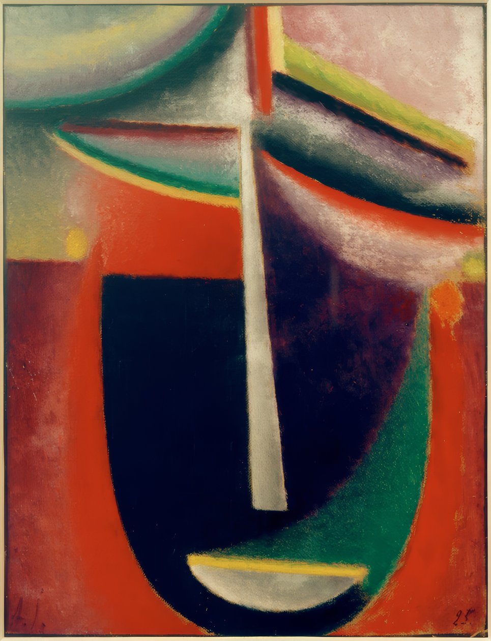 Soyut kafa: gizem by Alexej von Jawlensky