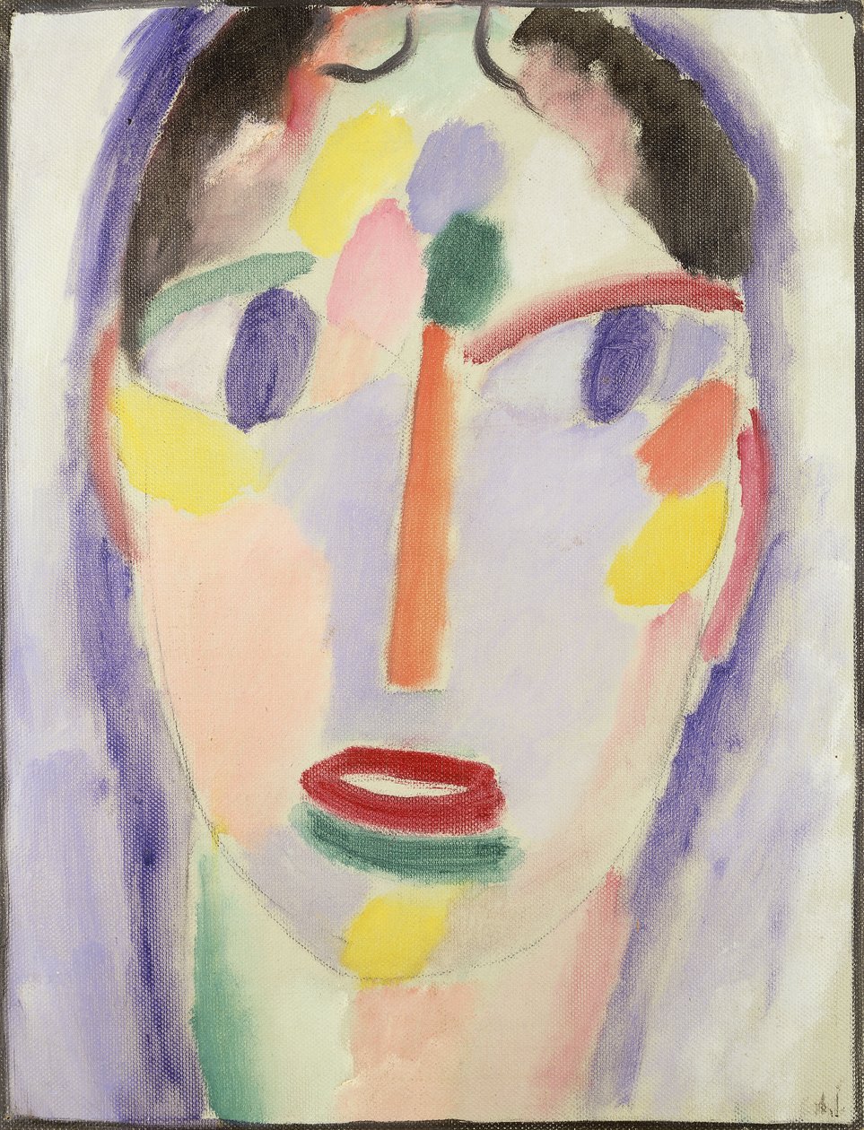 Mavi kafa; Mavi Baş, 1918 by Alexej von Jawlensky