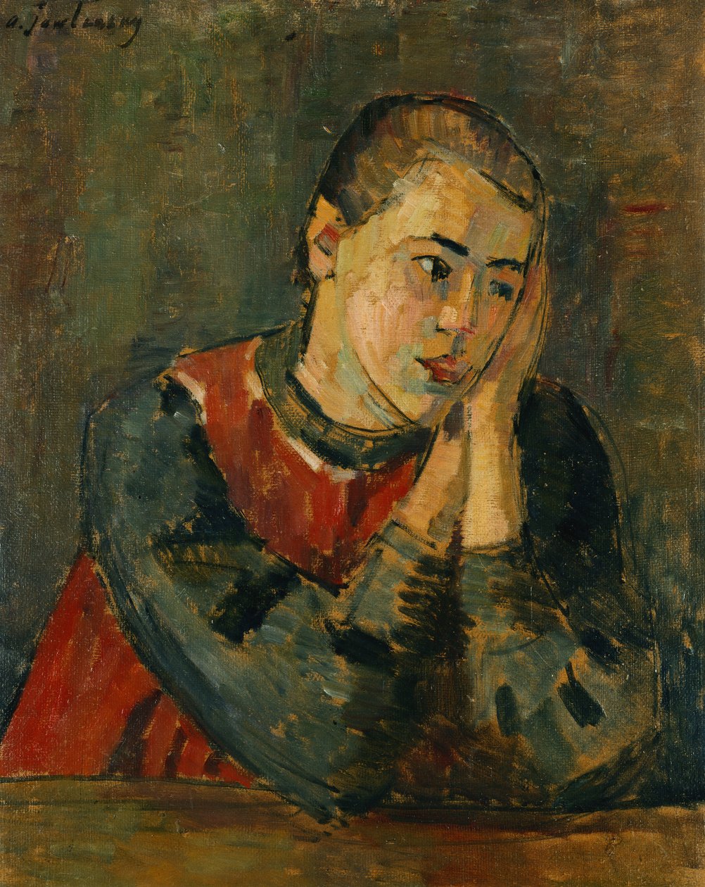 Kafası Kesilmiş Çocuk; Kafası Kesik Çocuk, 1906 by Alexej von Jawlensky