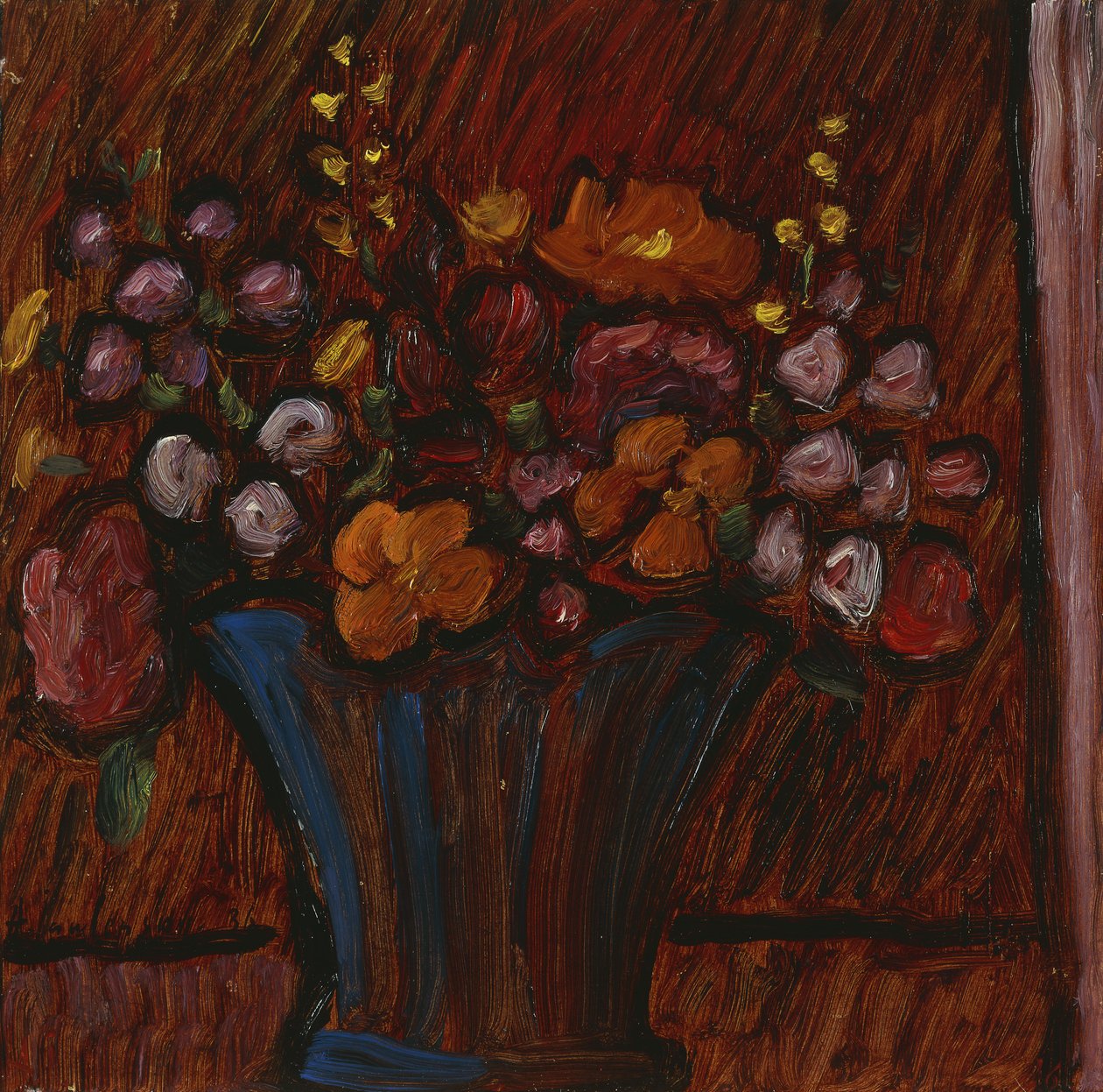 Çiçek Natürmort; Blumenstilleben, 1936 by Alexej von Jawlensky