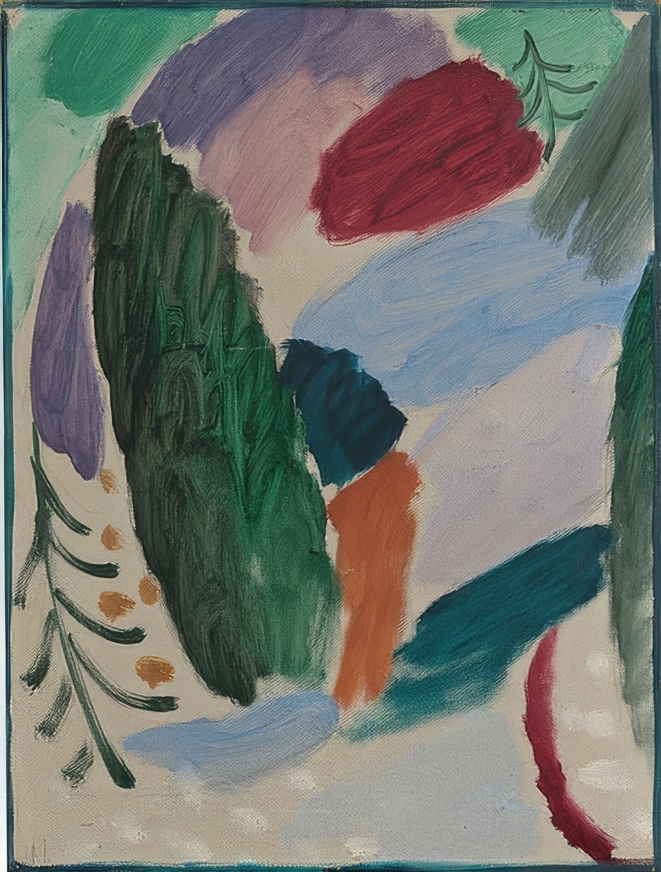Frostiger Etiketi. 1915 by Alexej von Jawlensky