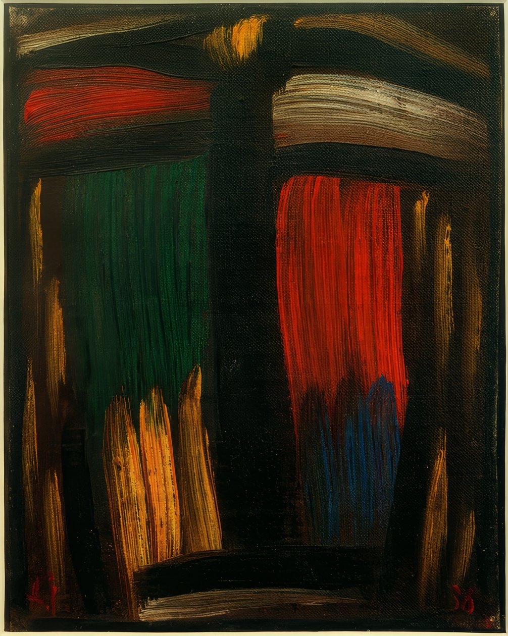Harika meditasyon: köz by Alexej von Jawlensky