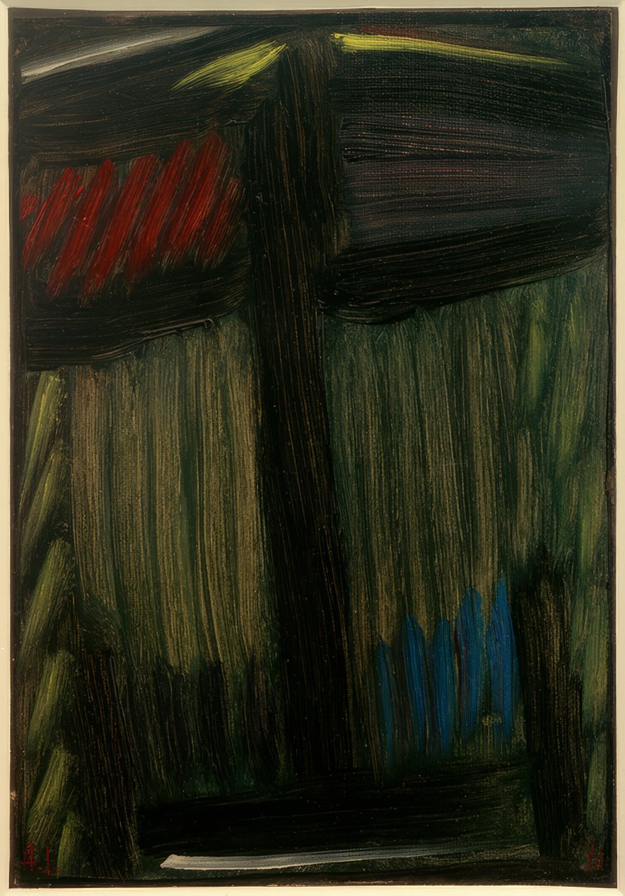 Harika meditasyon: kış gecesi by Alexej von Jawlensky