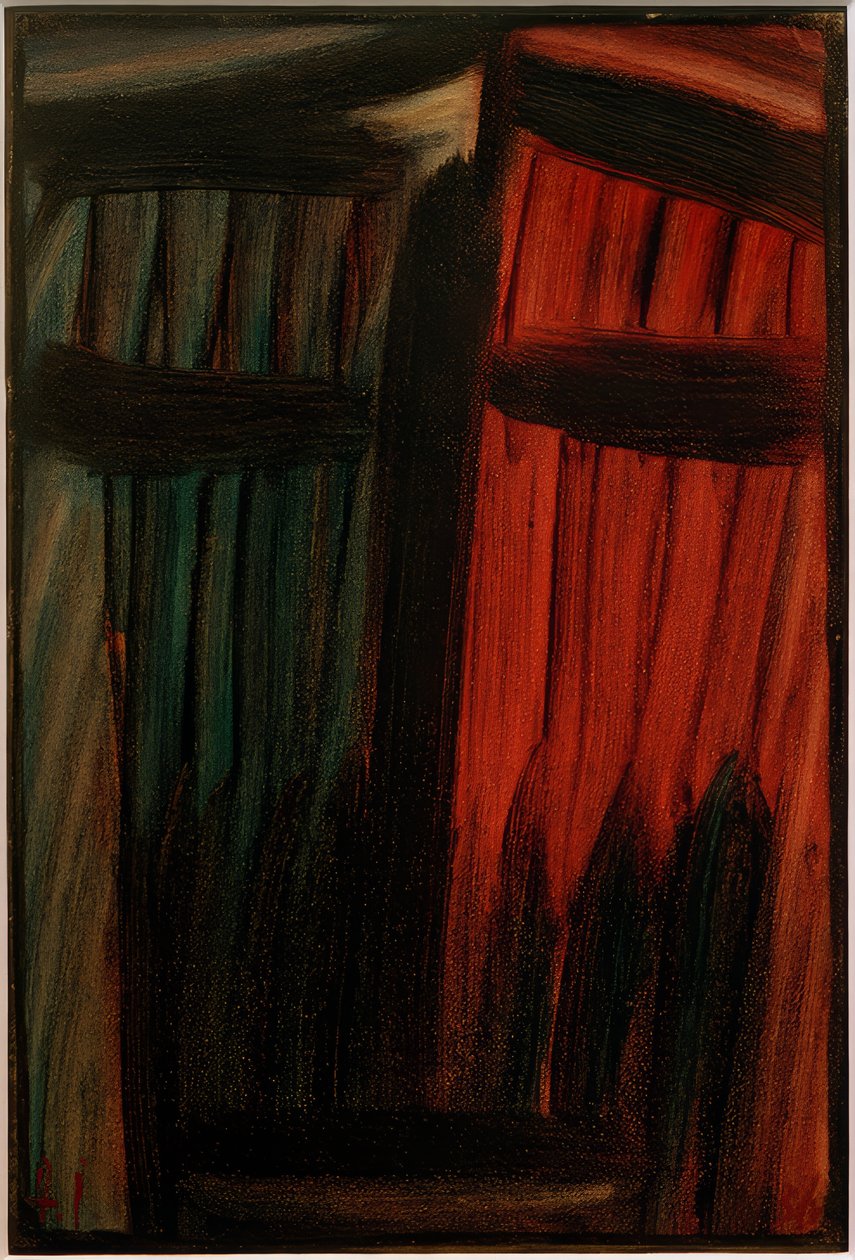Büyük Meditasyon: Kısıtlanmış Köz by Alexej von Jawlensky