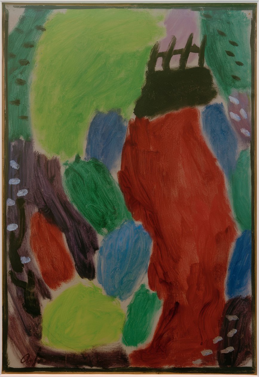 Büyük çeşitlilik: Büyük yol - akşam by Alexej von Jawlensky