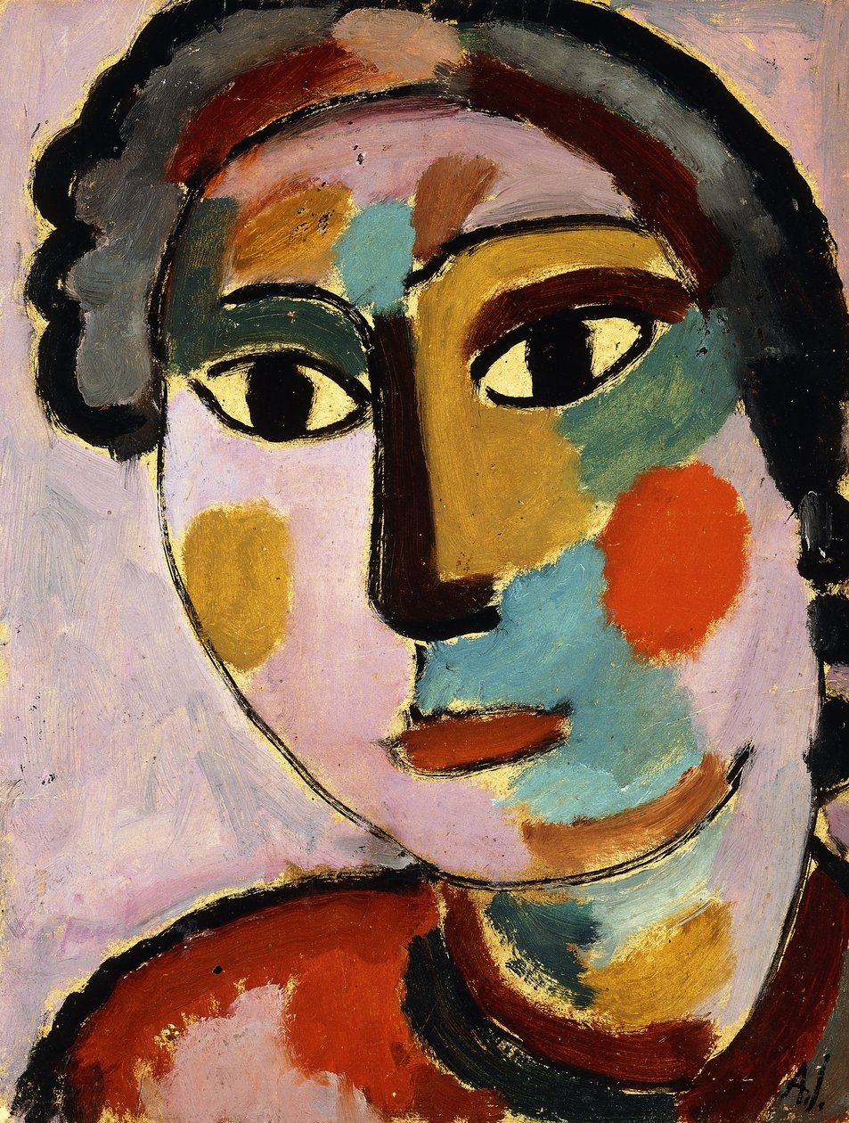 Kafa; Baş, c.1916 by Alexej von Jawlensky