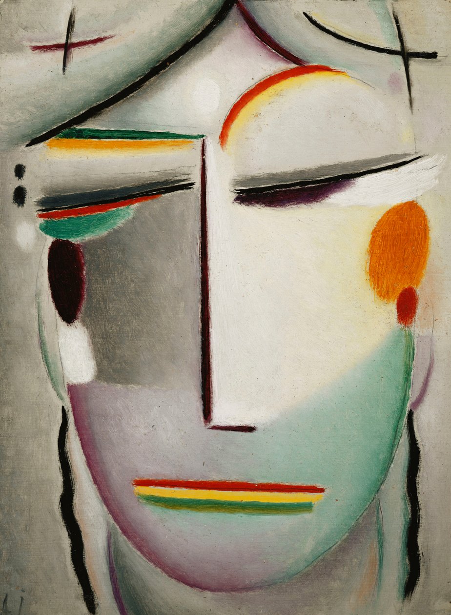 Kurtarıcı Yüz: Uzak Kral - Buda II; Kurtarıcı Yüz: Uzak Majesteleri - Buda II, c.1921 by Alexej von Jawlensky