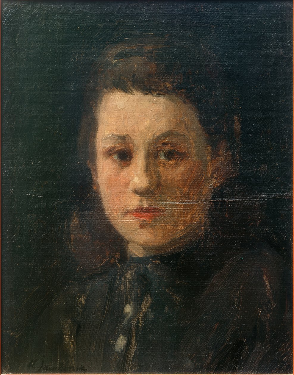 Helene, gençlik portresi by Alexej von Jawlensky