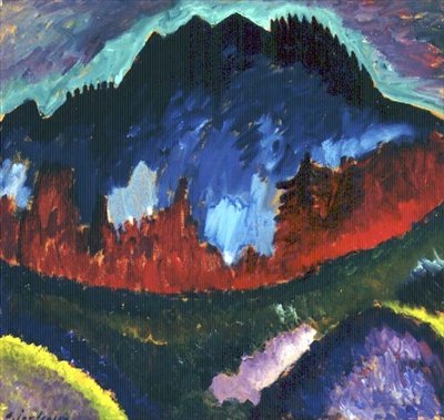 Oberstdorf yakınındaki manzara by Alexej von Jawlensky