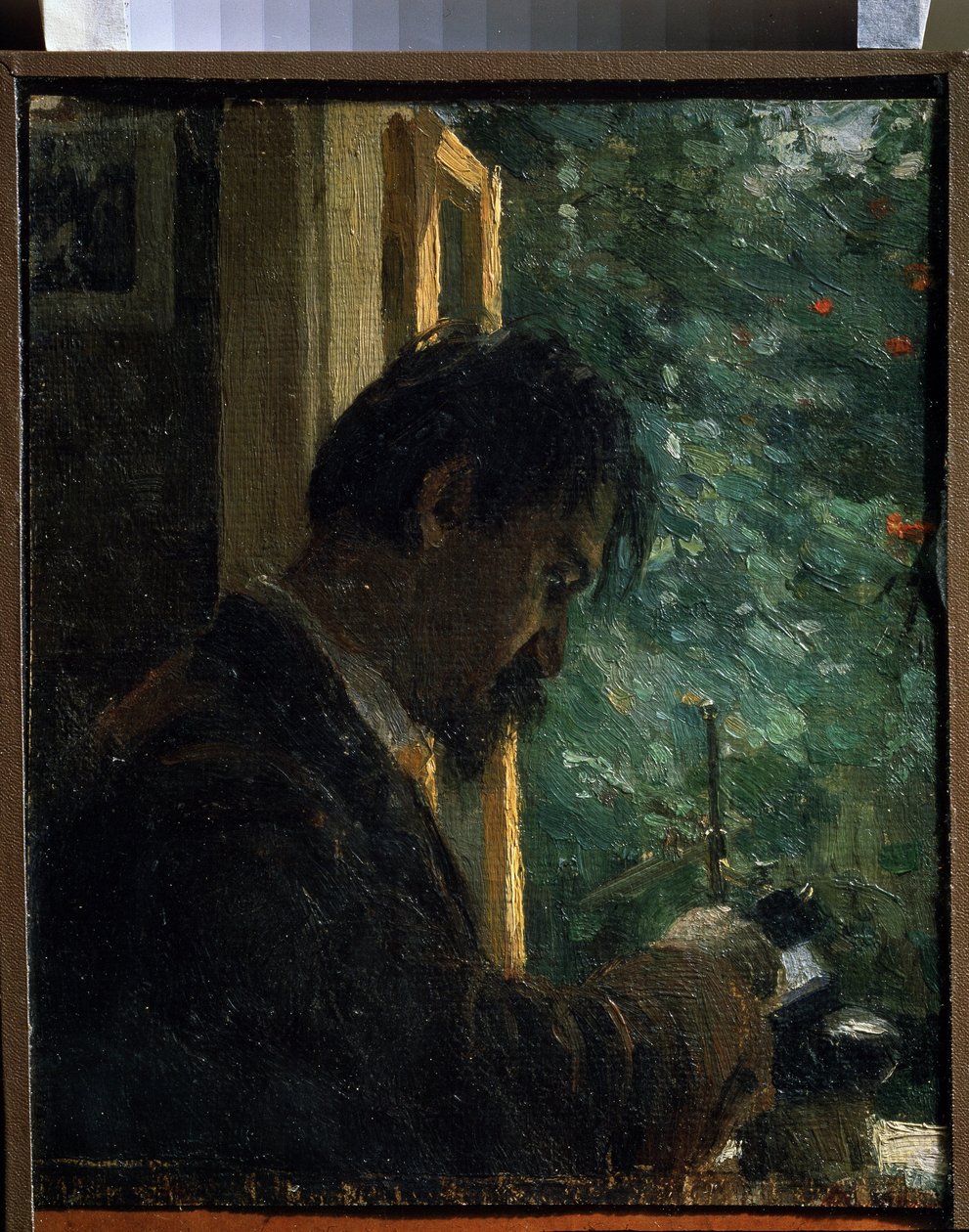 ""Oymacı Vasiliy Mate (Mathe) (1856-1917) iş başında"" Alexei von Javlensky