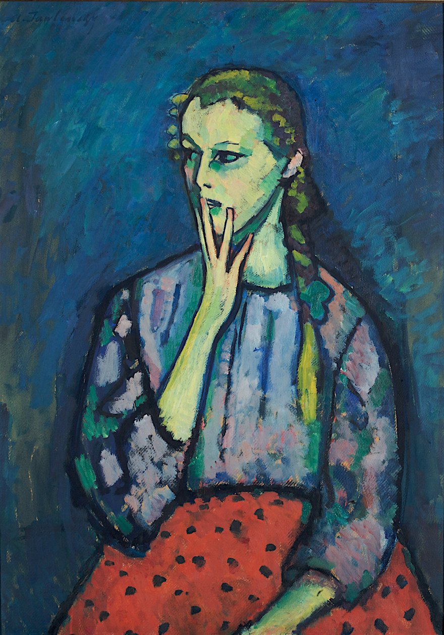 Bir Kızın Portresi, 1909 by Alexej von Jawlensky