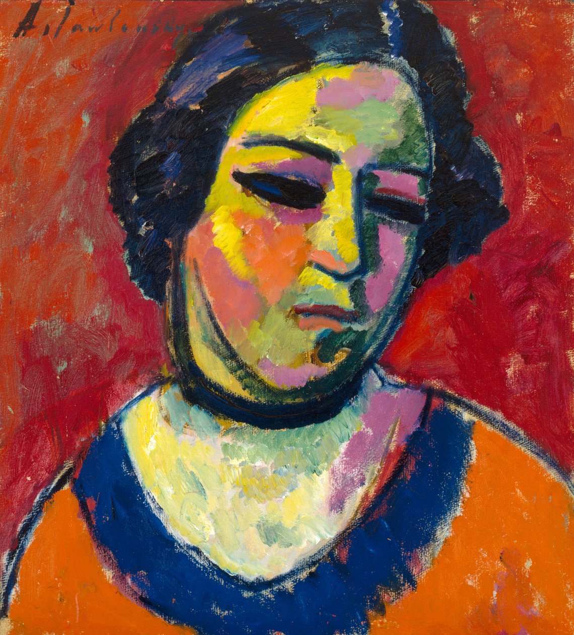 Bir Kadının Portresi, 1912 by Alexej von Jawlensky