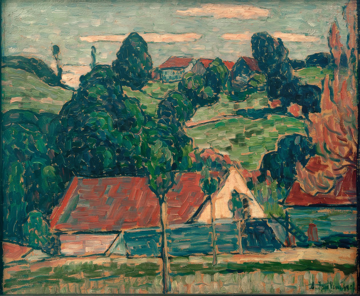 Yaz günü by Alexej von Jawlensky