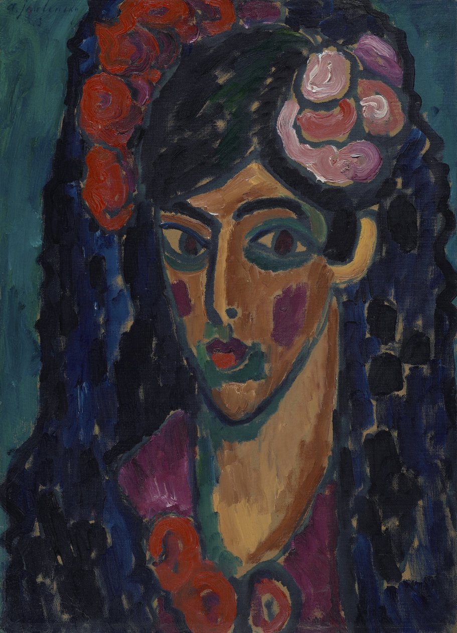İspanyol by Alexej von Jawlensky