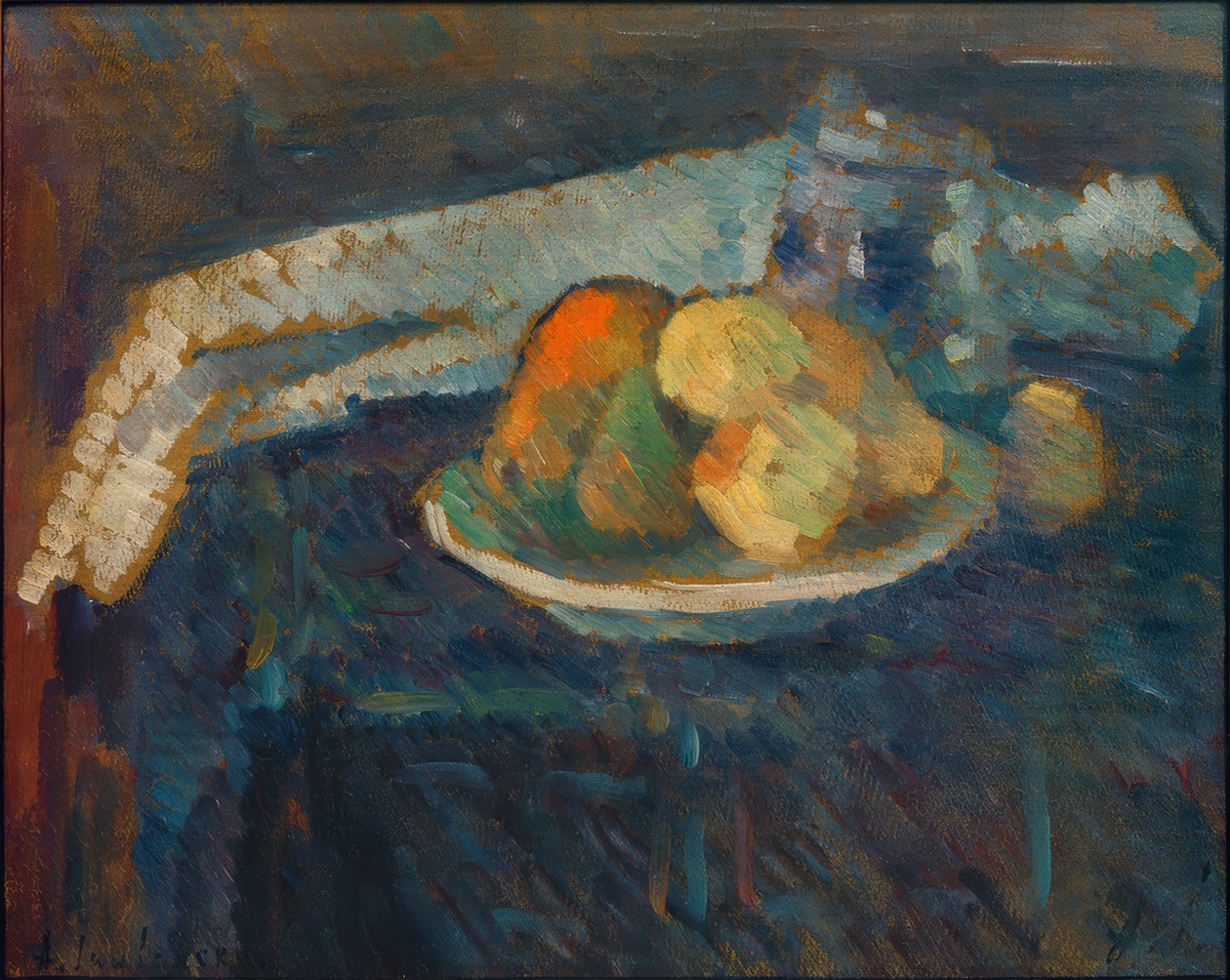 Peçete ile natürmort by Alexej von Jawlensky