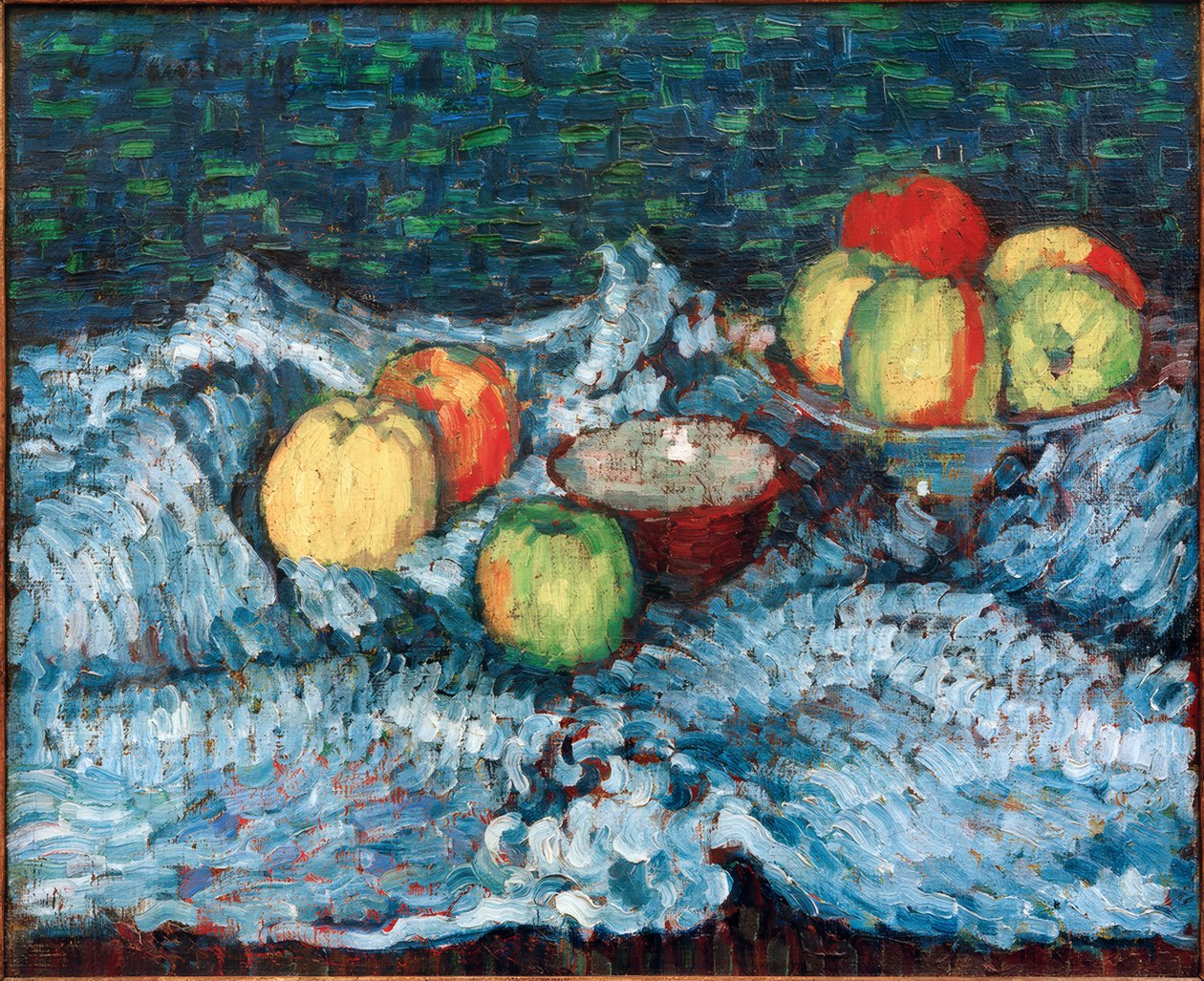 Elmalı natürmort, 1905 civarında by Alexej von Jawlensky