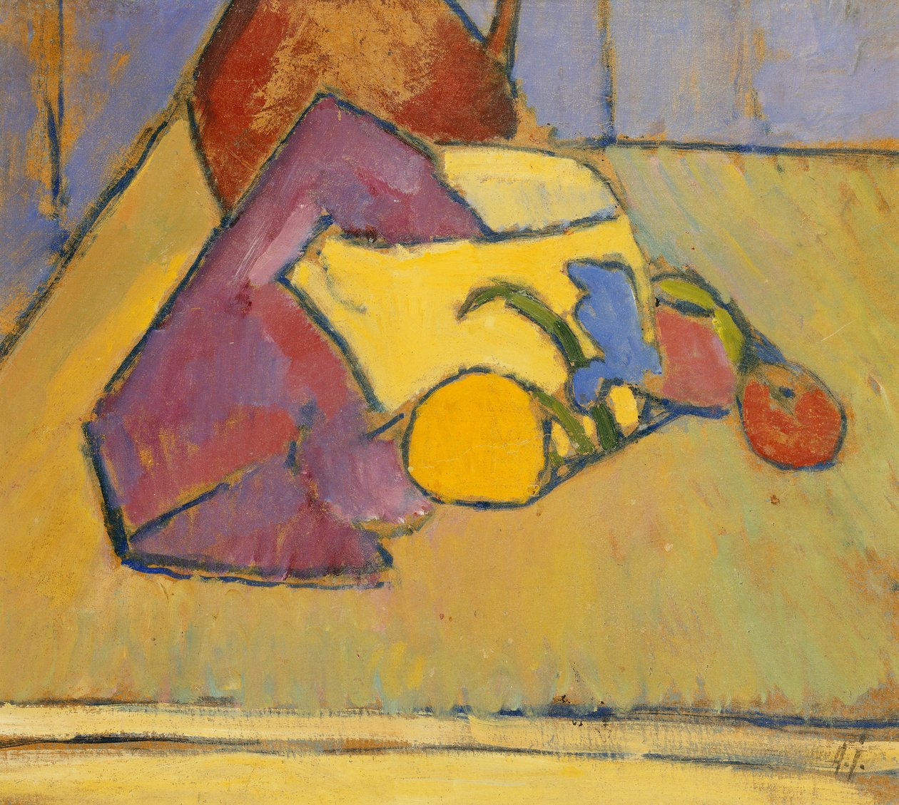 Sarı Tencere; Sarı Çömlek Çömlek, c.1909 by Alexej von Jawlensky