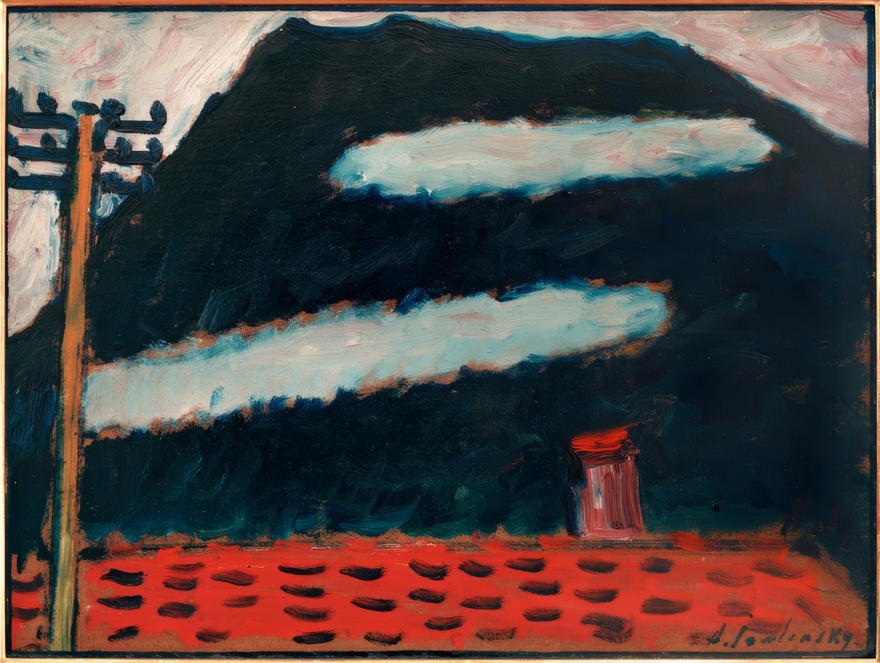 iki beyaz bulut by Alexej von Jawlensky