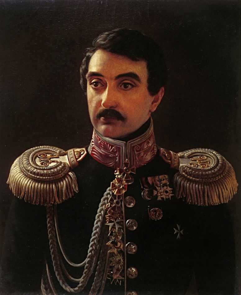 Besteci Alexis Lvov 1798-1870n portresi by Alexei Vasilievich Tyranov