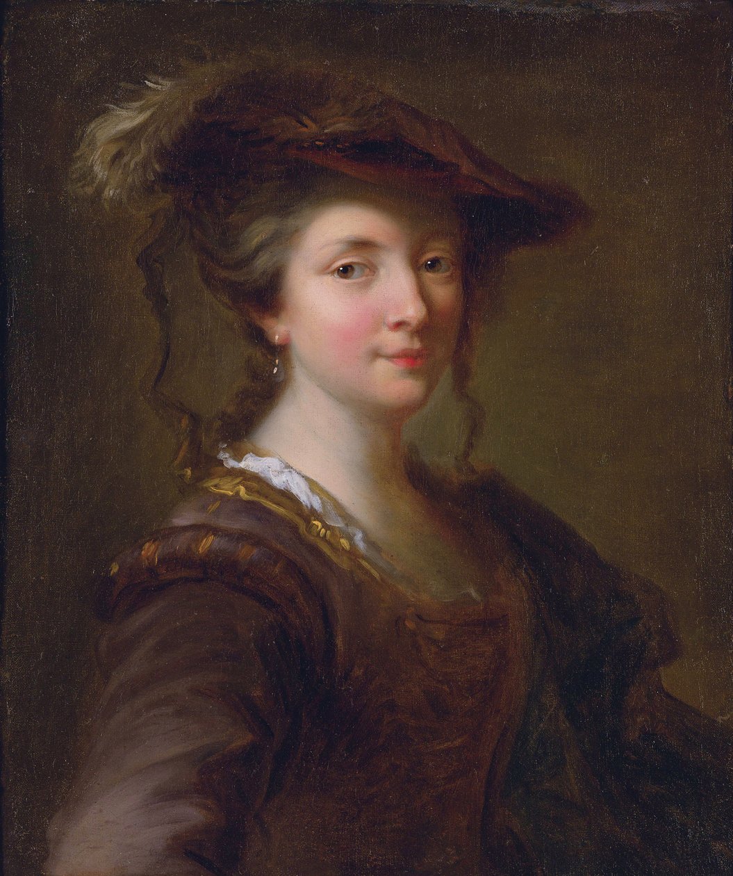 Louise Julie de Nesle, Kontes de Mailly olduğu söylenen bir Hanımefendinin Portresi by Jean Alexis Grimou