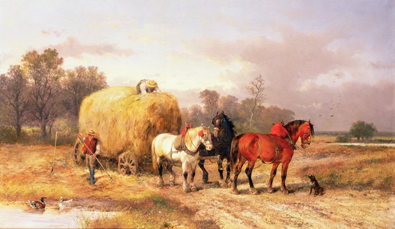 Karting saman, 19. yüzyıl by Alexis de Leeuw
