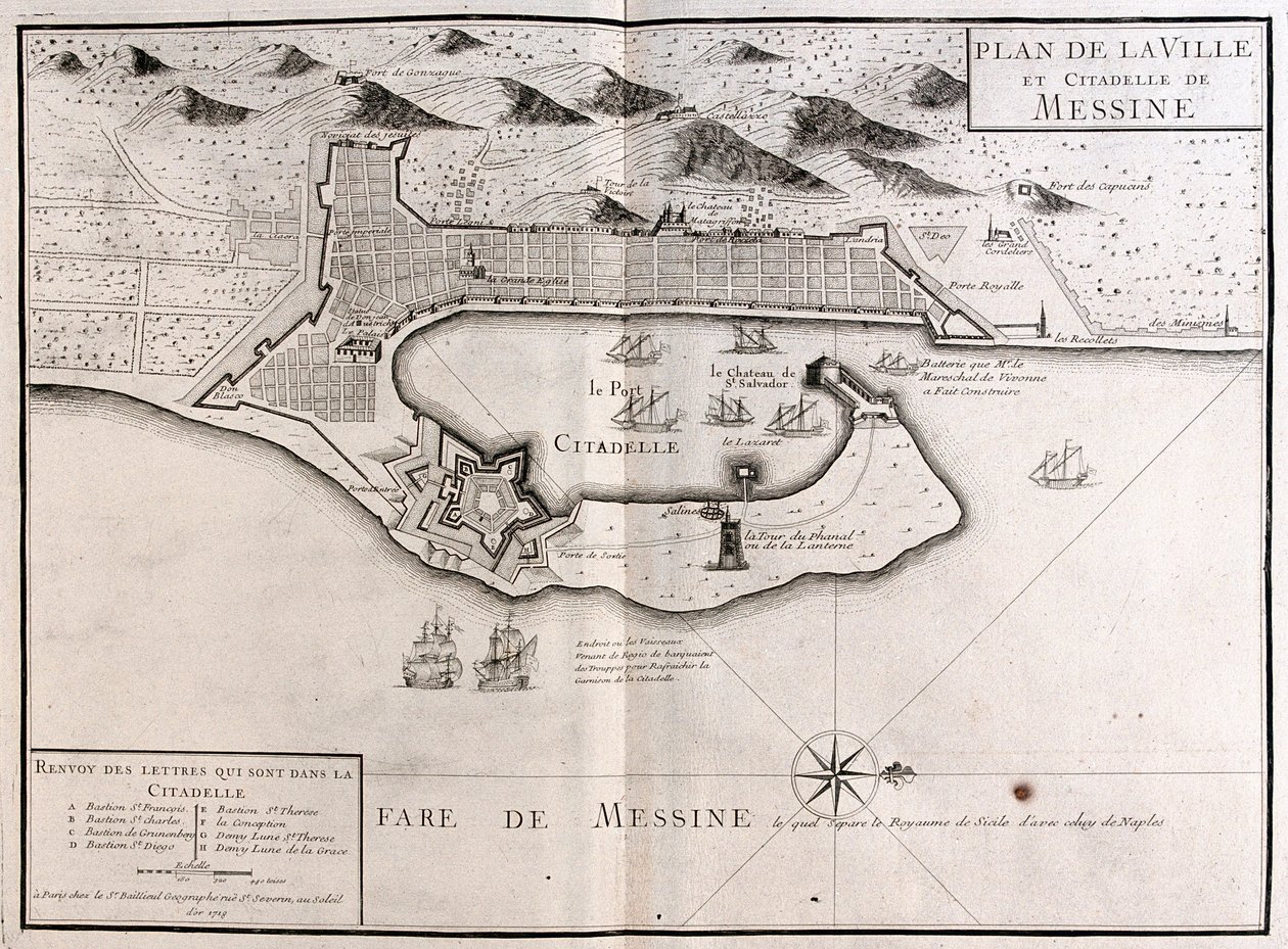 Messina (Sicilya) - İtalya - A tarafından by Alexis Hubert Jaillot