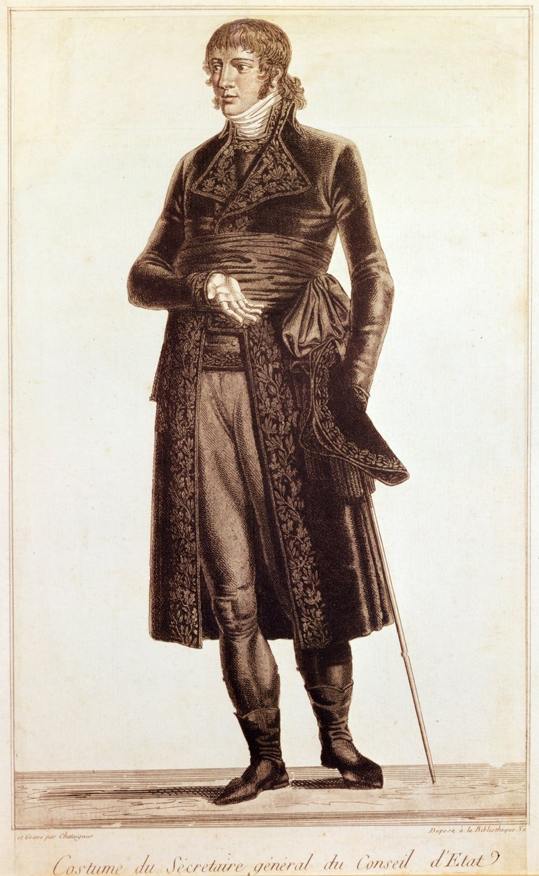 Danıştay Genel Sekreteri Kostümü, c.1804-10 by Alexis Chataigner