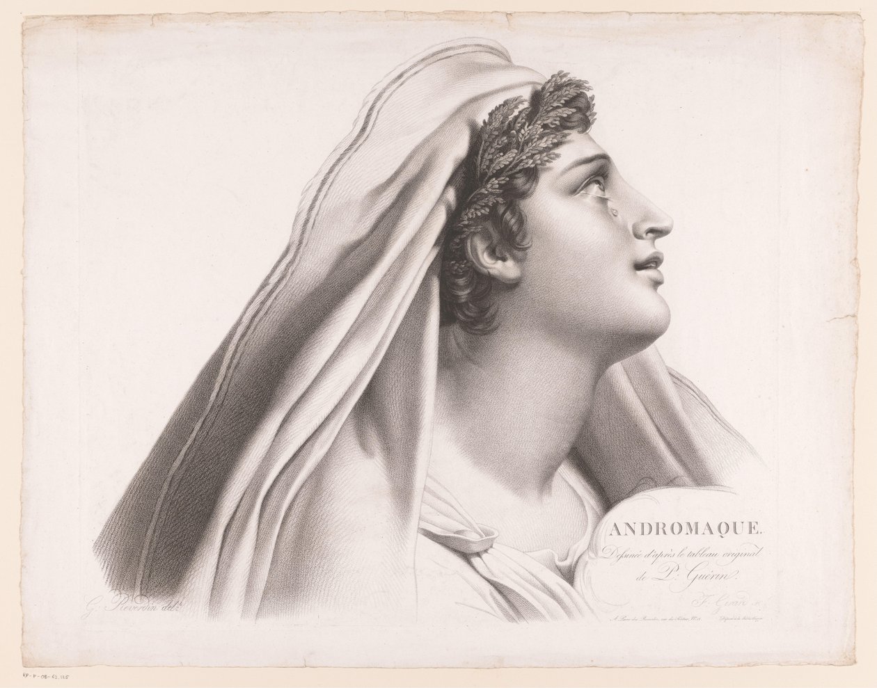 andromak Andromaque (nesne üzerindeki başlık) by Alexis François Girard