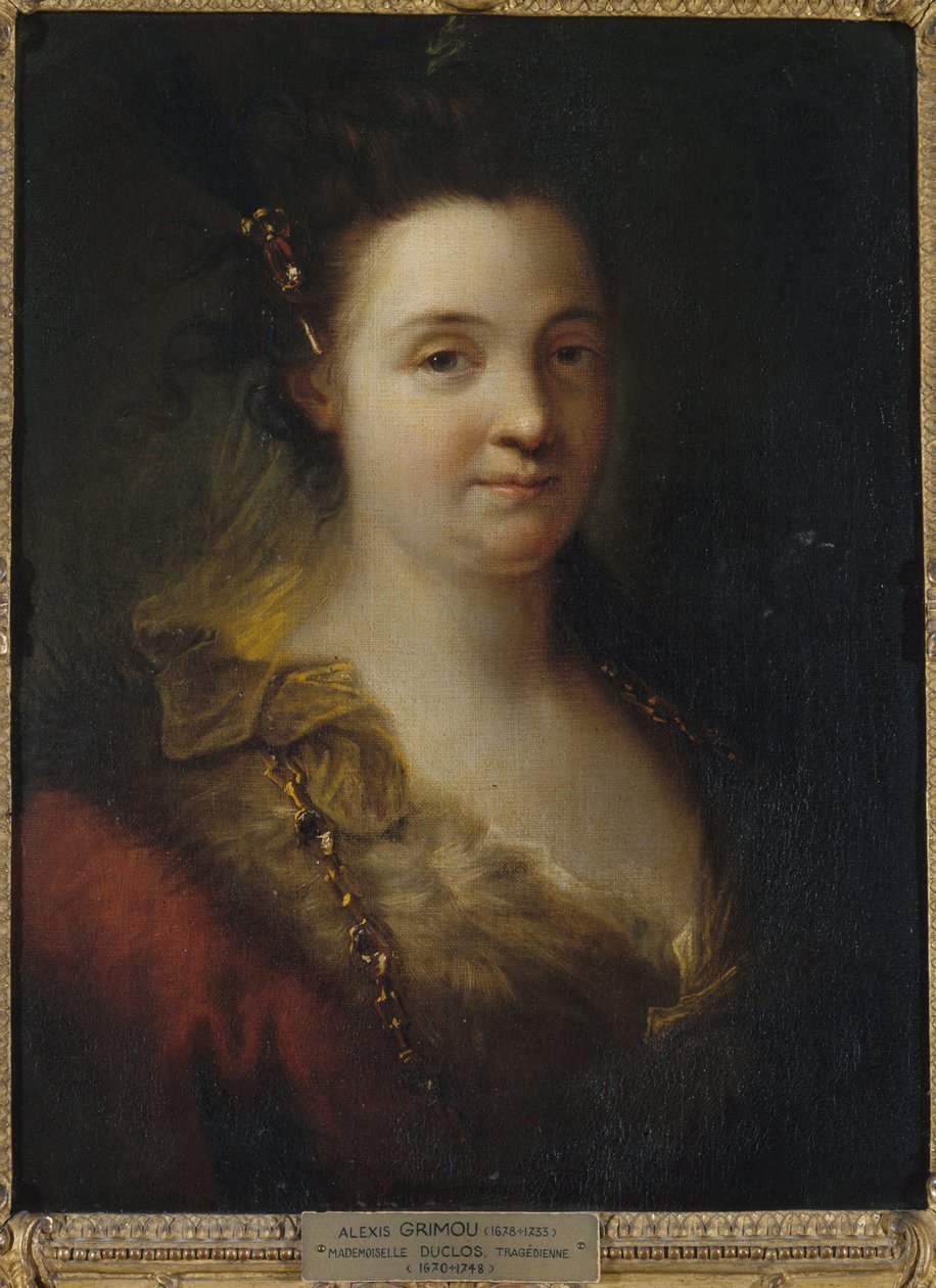 Matmazel Duclos, 1700 dolayları (tuval üzerine yağlıboya) by Alexis Grimoux
