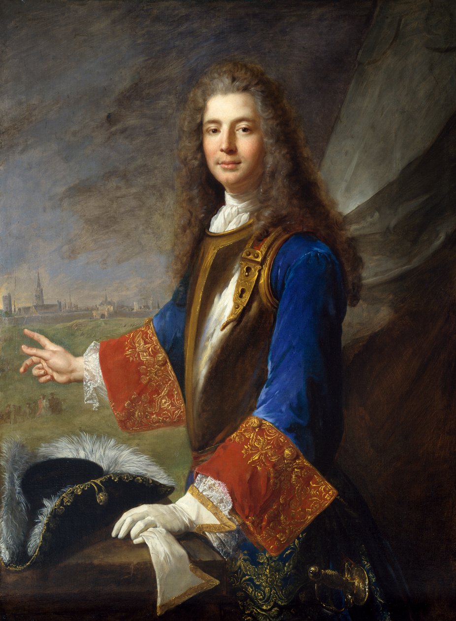 Charles Francois Marie de Custine, Chevalier de Wiltz, c.1714 by Alexis Simon Belle