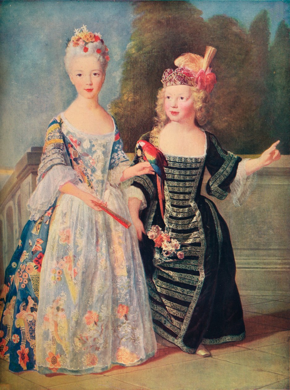 'Matmazel De Bethisy ve erkek kardeşi', c1715, 1911 by Alexis Simon Belle