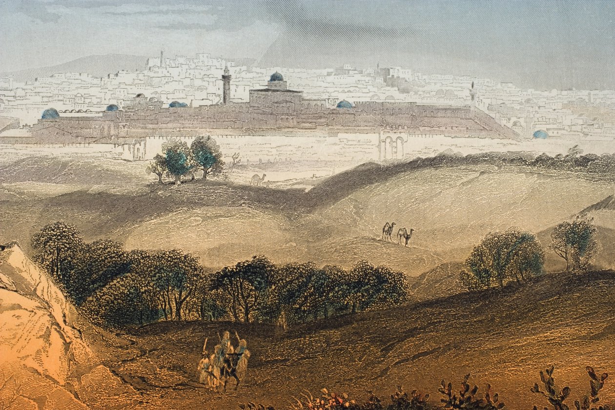 Yeruşalim, Albert Henry Payne (1812-1902) tarafından Rev. John Fleetwood tarafından 