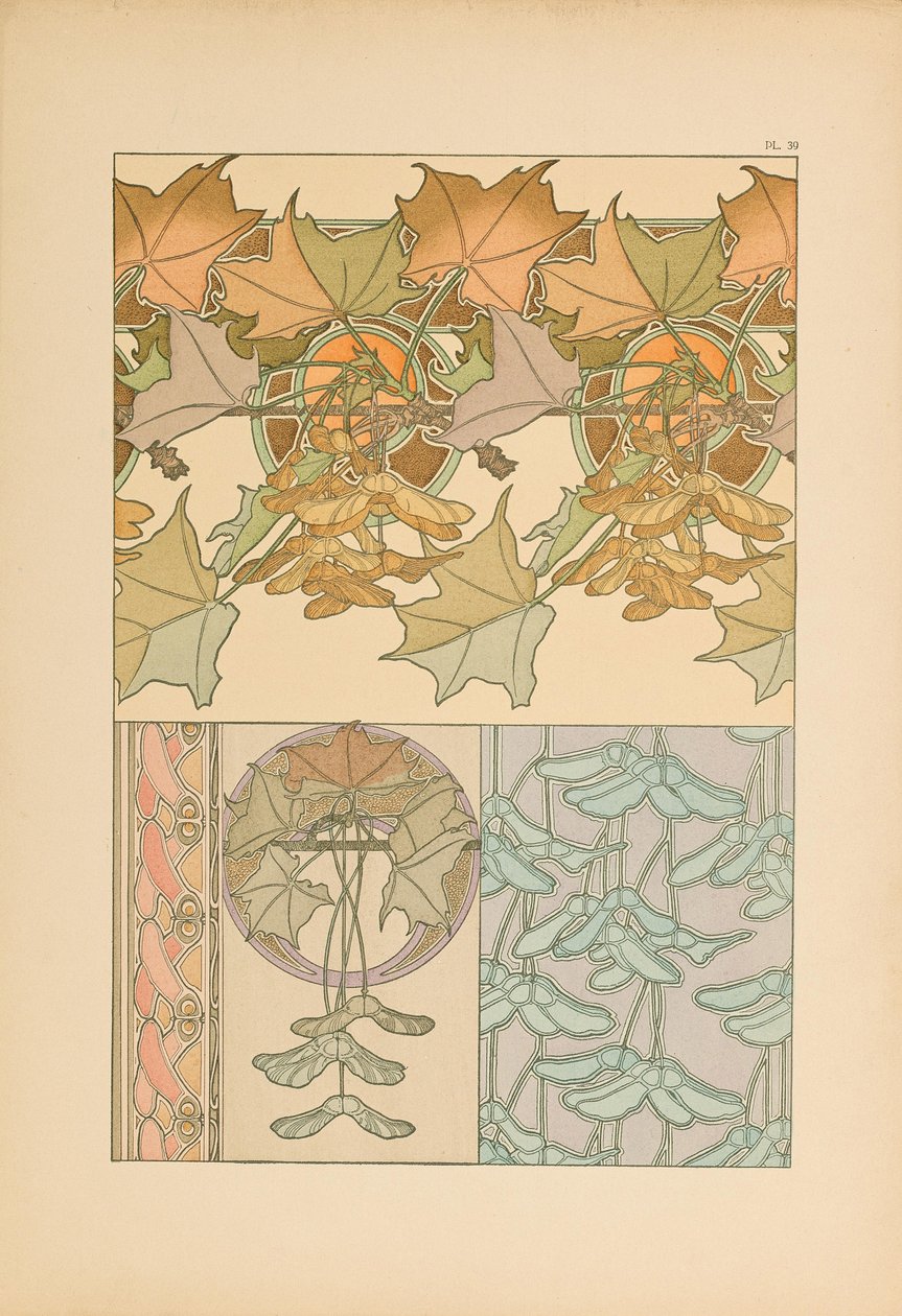 Dekoratif Belgeler, 1902. by Alfons Marie Mucha