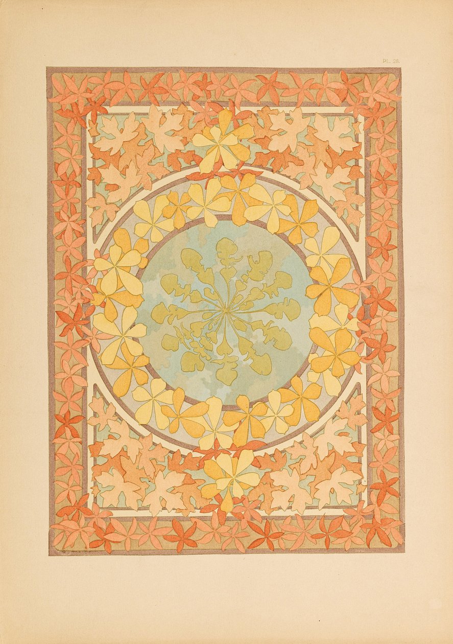 Dekoratif Belgeler, 1902. by Alfons Marie Mucha